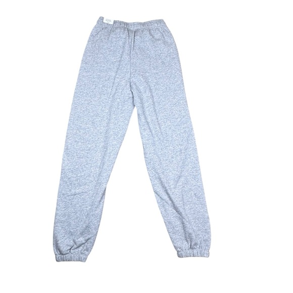 NWT PINK Victoria's Secret Ivy Fleece High Rise Gray Relaxed Fit Sweatpants XS - Picture 8 of 9